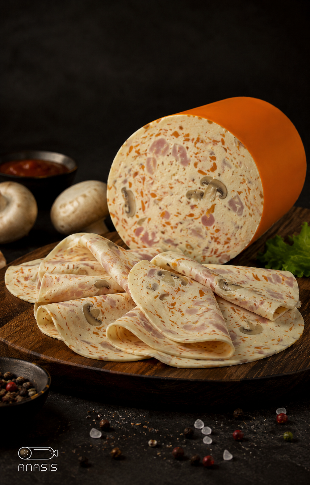 ژامبون مرغ و قارچ خونگی مخصوص