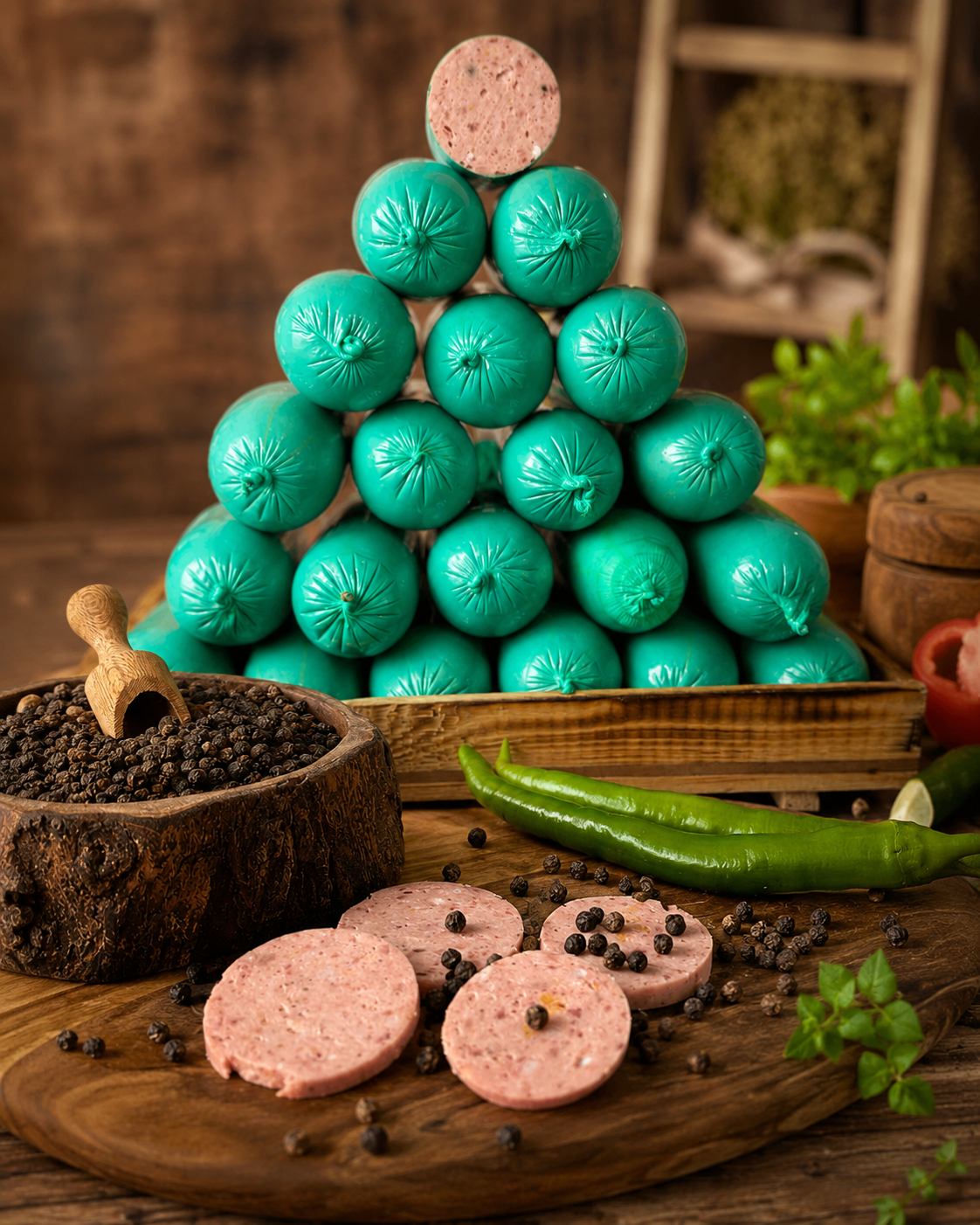 سوسیس پپرونی  (گوشت گوساله)